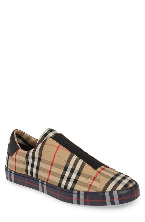 mens burberry slip ons|Men’s Designer Shoes .